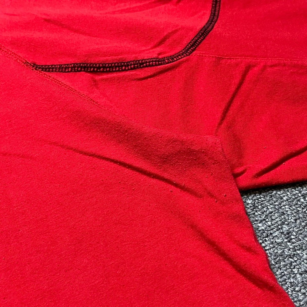 Vintage Reebok Chicago Blackhawks Shirt Large Red NHL Face Off Collection 2000s - Picture 6 of 9